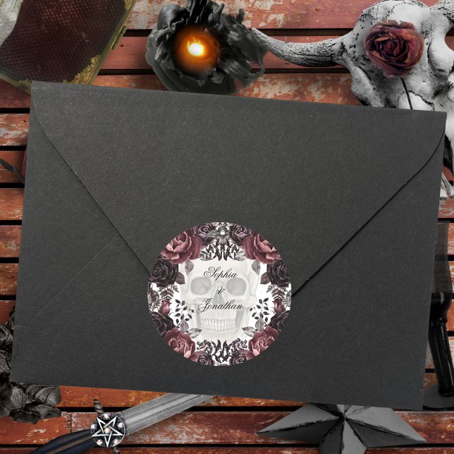 Adesivo Casamento Roxo E Negro Escuro (Criador carregado)