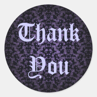 Adesivo Casamento roxo e preto. Obrigado.