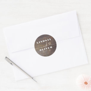 Adesivo Casamento Russo Da Madeira Marrom, Curto Scripts D