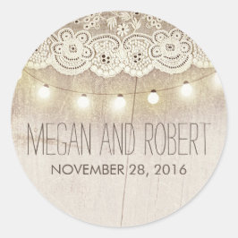 Adesivo Casamento Russo das Luzes de Lace e String