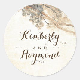 Adesivo Casamento Russo de Ramais de Árvore