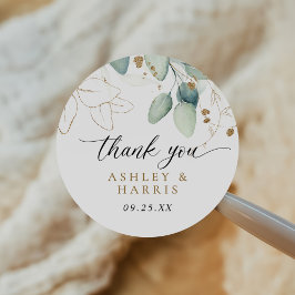 Adesivo Casamento Russo Eucalyptus Dourado Greenerase