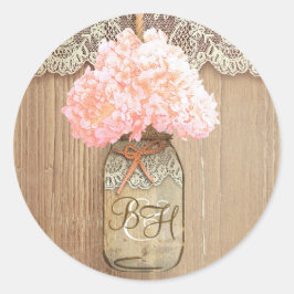 Adesivo Casamento Russo Floral de Hydrangea Pink