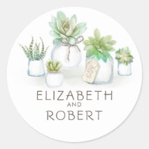 Casamento Russo por País de Mason Jar Succulents