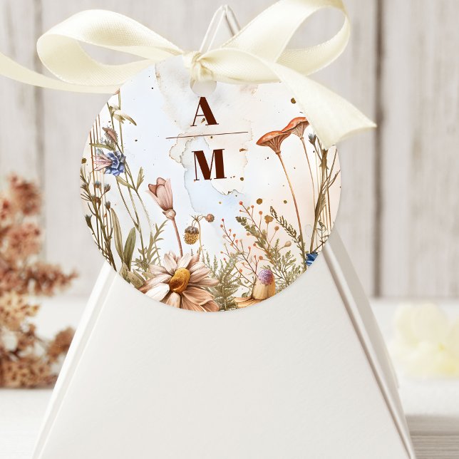 Adesivo Casamento Rustic Watercolor Woodland (Criador carregado)