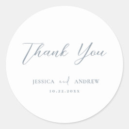 Adesivo Casamento Simples, Azul e Branco, com poeira mínim