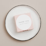 Adesivo Casamento Simples Branco Moderno Minimalista Obrig<br><div class="desc">Casamento Simples Branco Moderno Minimalista Obrigado Coluna Clássica</div>