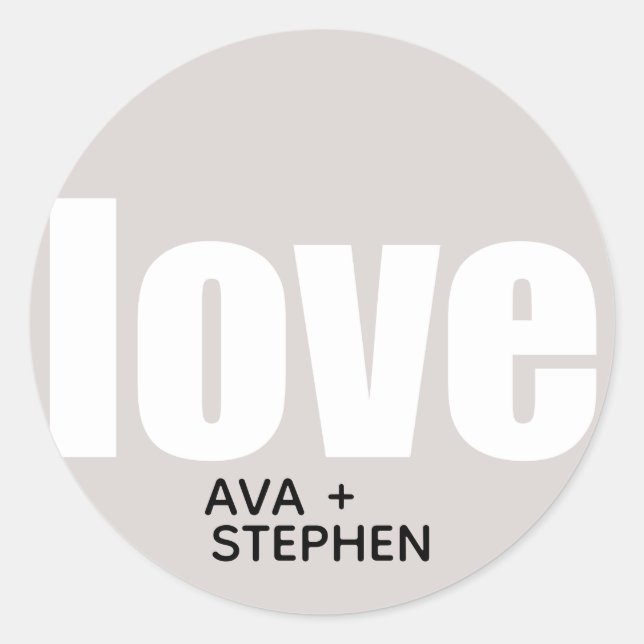 Adesivo Casamento Simples De Amor Rosa (Frente)