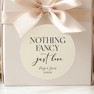 Adesivo Casamento Simples Minimalista Sem Frescuras