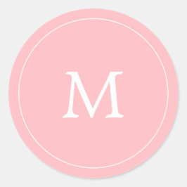 Adesivo casamento simples monograma simples, minimalista e