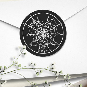 Adesivo Casamento Sinistro Gótico de Halloween