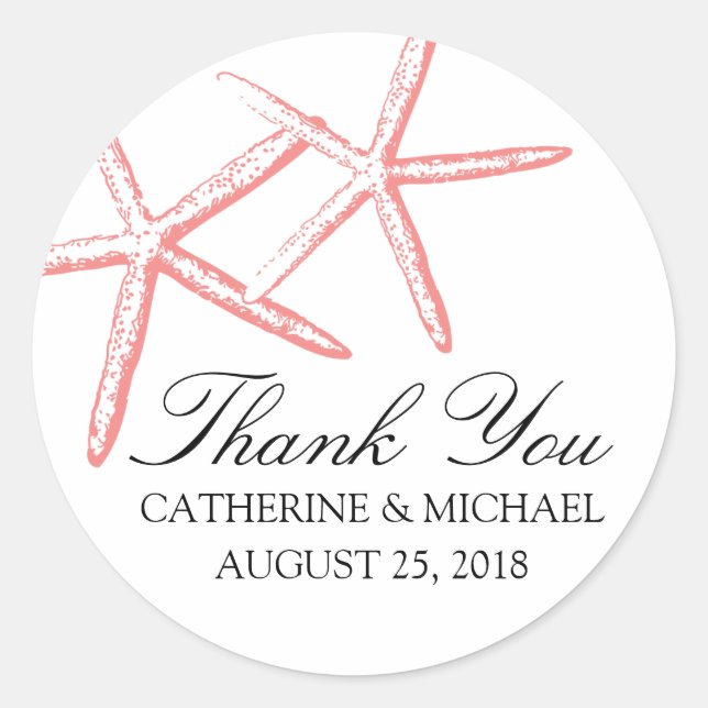Adesivo Casamento Skinny Starfish (Frente)