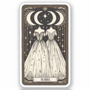 Adesivo Casamento Tarot Brides