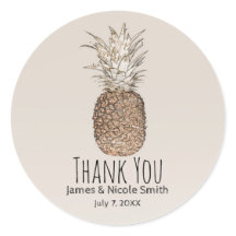 Casamento Tropical de Abacaxi Rústico Havaiano