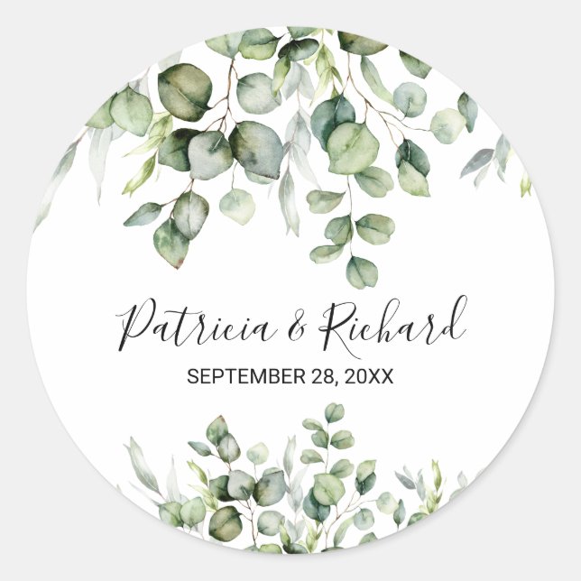 Adesivo Casamento Verde (Frente)