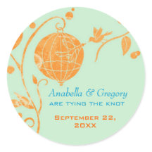 Casamento Verde De Pássaros De Verão