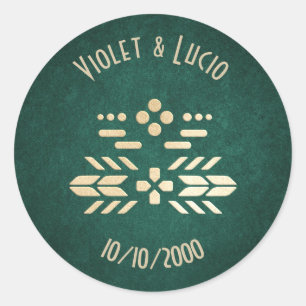 Adesivo Casamento Verde do Geek de Vídeo