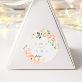 Adesivo Casamento Verde Elegante Blush & Sage