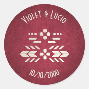 Adesivo Casamento Vermelho do Geek do Jogo de Vídeo