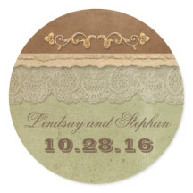 Casamento vintage com rendas de marfim