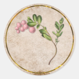 Adesivo Casamento Vintage Pink Berries
