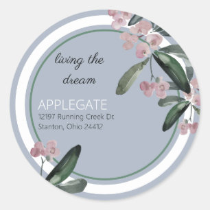 Adesivo Casamento Vivendo a Folhagem de Sonho