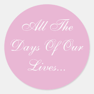 Adesivo Casamentos Convidam Rosa