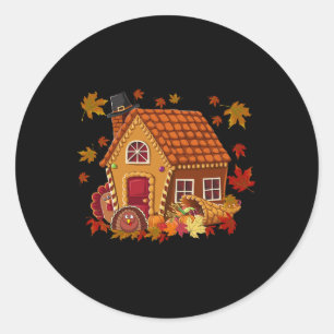 Adesivo Casas de Pão-Genga Outono Design Thanksgivi