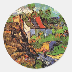 Adesivo Casas em Auvers, Vincent van Gogh. Aldeia