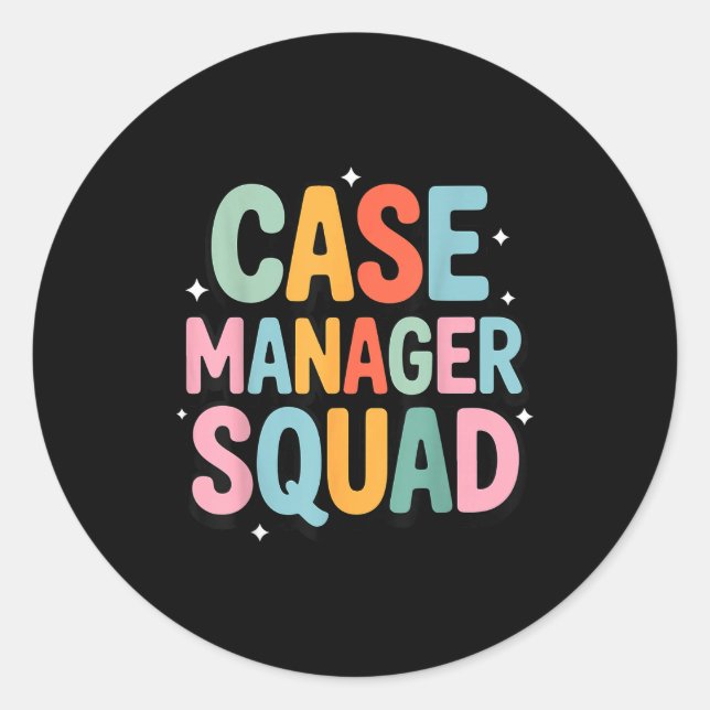 Adesivo Case Manager Squad  (Frente)