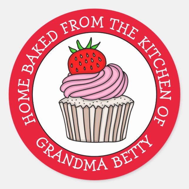 Adesivo Caseiro Personalizado (Frente)