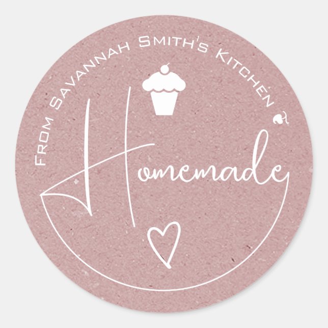 Adesivo Casinha Lilac Roxa Da Cozinha De Kraft (Frente)