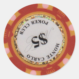Adesivo Casino Chip para moedas divididas, Super Triplo, e