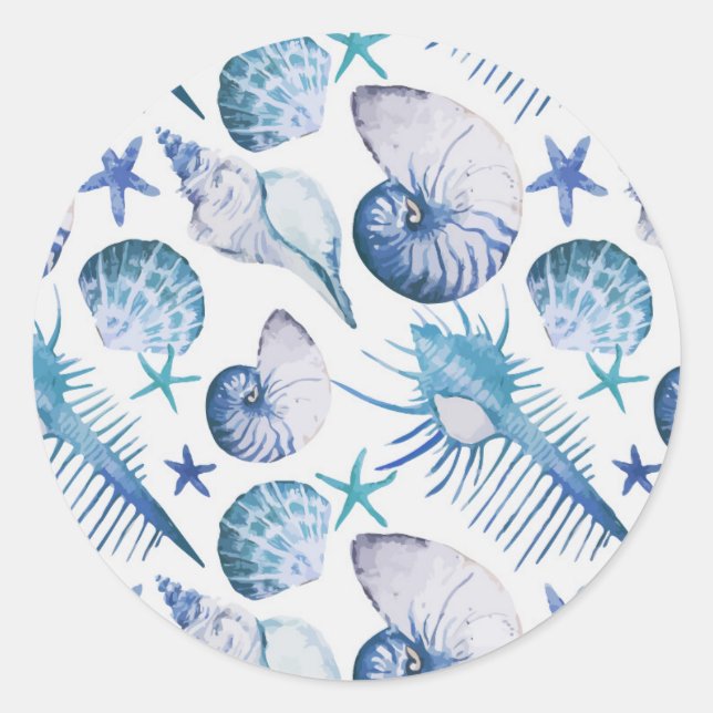 Adesivo Casquilhos de Aquarela (Frente)