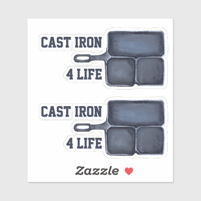 Adesivo Cast Iron for Life Sticker (Folha)