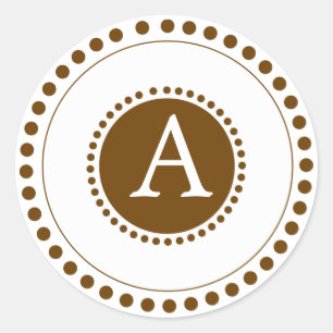 Adesivo Castanho-chocolate — Vedantes de envelope personal