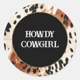 Adesivo Castanho-Creme-Animal Cowhide