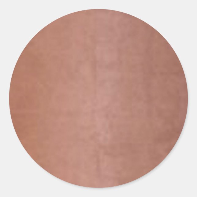 Adesivo Castanho de cobre Ouro simples (Frente)