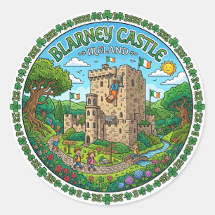 Adesivo Castelo Blarney Irlanda