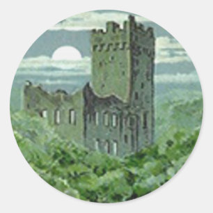 Adesivo Castelo Blarney Verde Irlanda