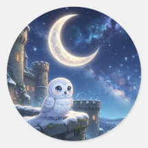 Adesivo Castelo da Lua da Coruja Snowy