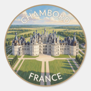 Adesivo Castelo de Chambord França Castelo Renascentista