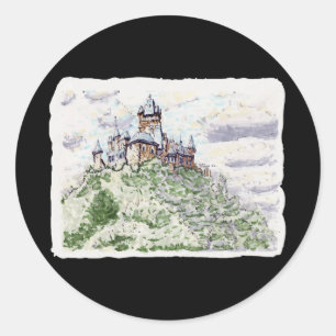 Adesivo Castelo de Cochem, localizado na Alemanha