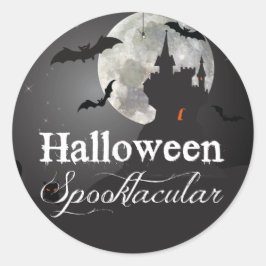Adesivo Castelo de Halloween Spooktacular Assaltado