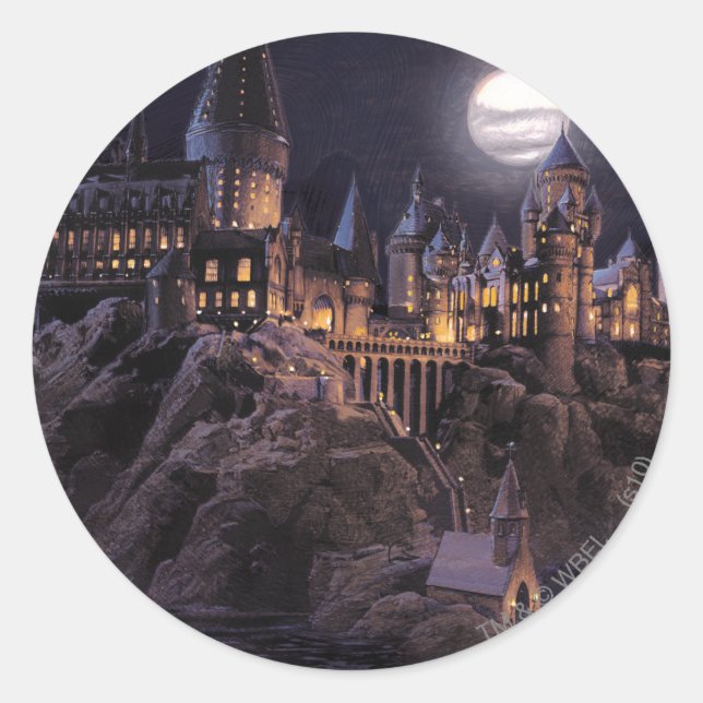 Adesivo Castelo de Harry Potter | Grande Lago até Hogwarts (Frente)