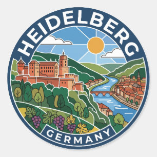 Adesivo Castelo de Heidelberg Alemanha