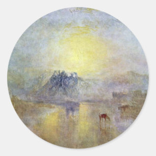 Adesivo Castelo de Norham no nascer do sol por Turner