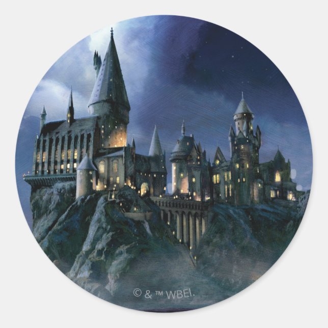 Adesivo Castelo Harry Potter| Hogwarts lunáticos (Frente)