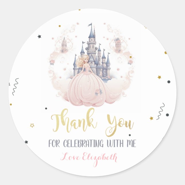 Adesivo Castle Clouds Princess Fairytale (Frente)