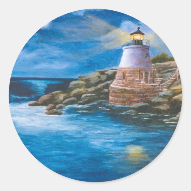 Adesivo Castle Hill Lighthouse Sticker (Frente)